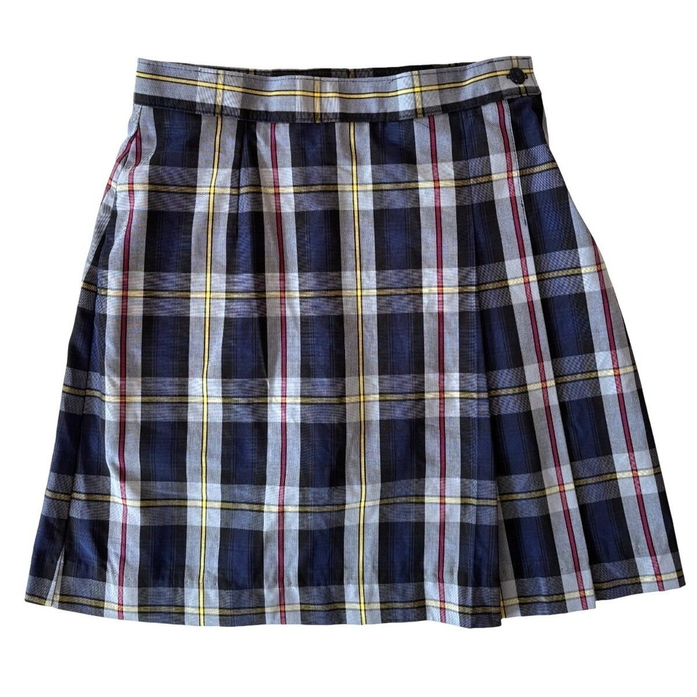 Dennis Uniform Plaid Skort Girls G14 Pleated School Church Style 018090 NWOT